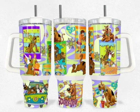 40oz Scooby-Doo Inspired Tumbler Dupe
