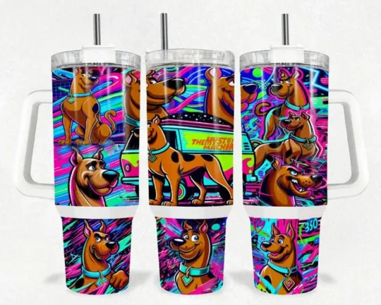 40oz Scooby-Doo Inspired Tumbler Dupe