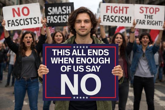 Discover This Ends When We Say No Yard Sign: Anti-Fascism, Anti-ICE Lawn Decor