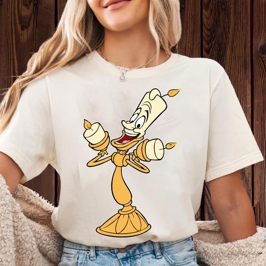 Discover Beauty And The Beast Lumia Disney Art Cartoon T-Shirt