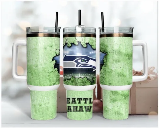 Discover Seattle Seahawkss Football 40oz Tumbler