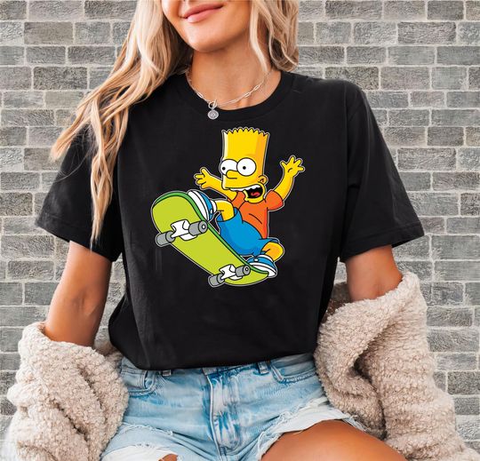 Discover The Simpsons Bart Simpson Cartoon T-Shirt