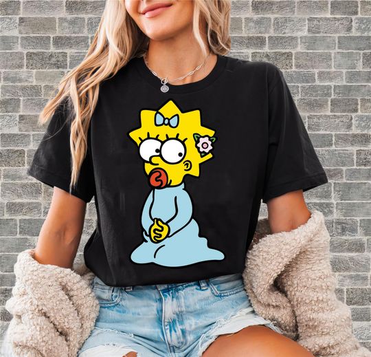 Discover The Simpsons Maggie Simpson Cartoon T-Shirt