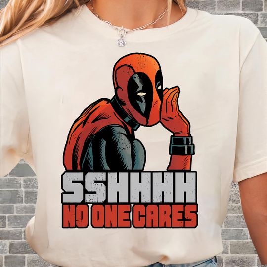 Discover Deadpool Funny Noone Cares Super Heroes T-Shirt