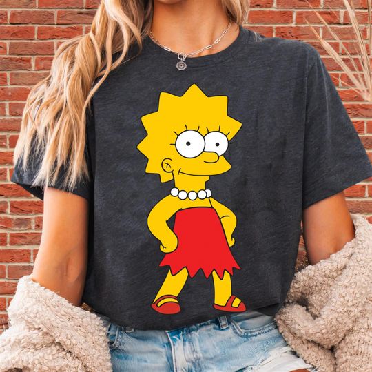 Discover The Simpsons Lisa Simpson Saxophone T-Shirt