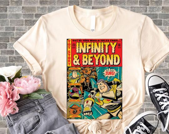 Discover Disney Toy Story Buzz Lightyear Comic Retro T-Shirt