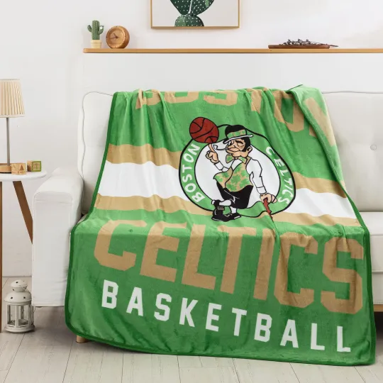 Discover Northwest NBA Boston Celtics Singular  Silk Touch Throw Blanket, 45 X 60