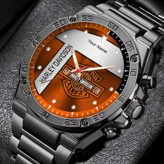 Discover Personalized Harrley Motor Daviidson'n Racing Gentleman Stainless Steel Watch Gift