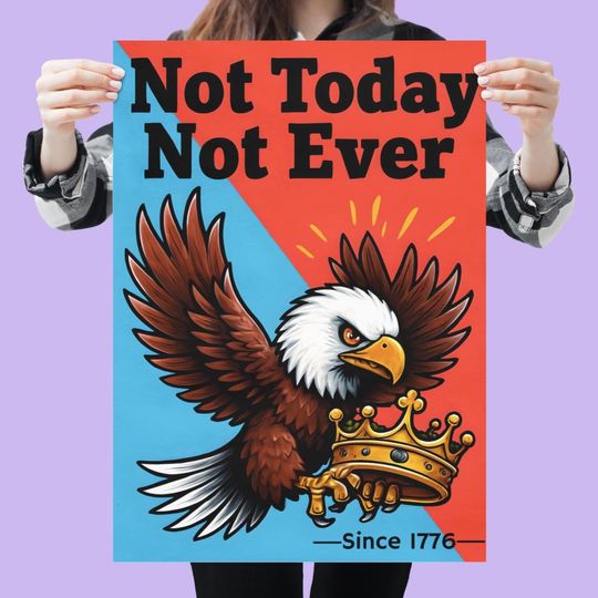 Discover Anti-Trump Protest Sign: No Kings in America