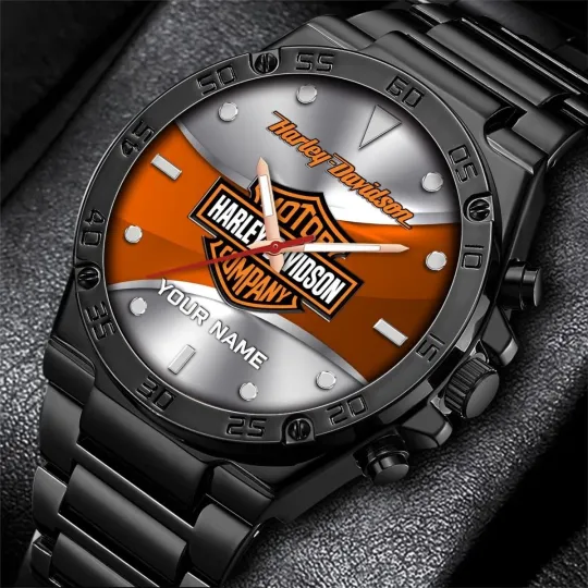 Discover Personalized Harrley Motor Daviidson'n Racing Gentleman Stainless Steel Watch Gift