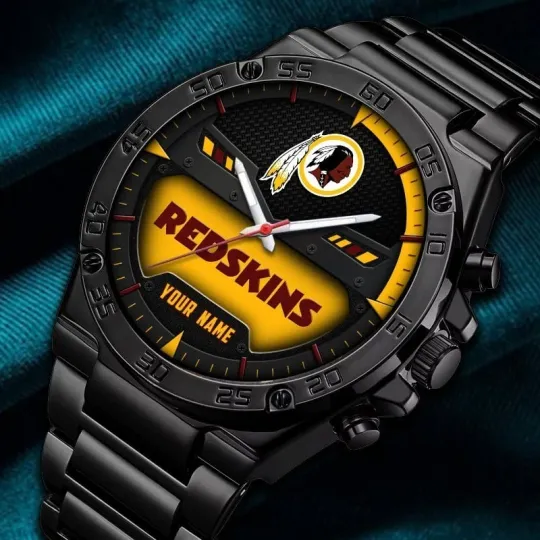 Discover Personalized Washington Football Redskinss Gentleman Stainless Steel Watch Gift