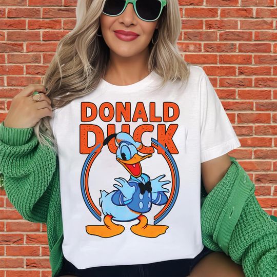 Discover Donald Duck Cute Face Disney Duck Tshirt | Unisex Adult Tee | Hoodie Sweatshirt | Premium DTF Print | Kids Option | O105