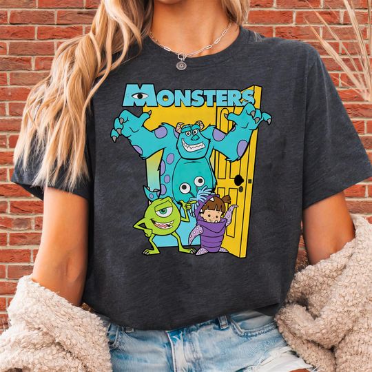 Discover Disney Monsters Inc. Mike Sully Boo Tshirt | Unisex Adult Tee | Hoodie Sweatshirt | Premium DTF Print | Kids Option | O98