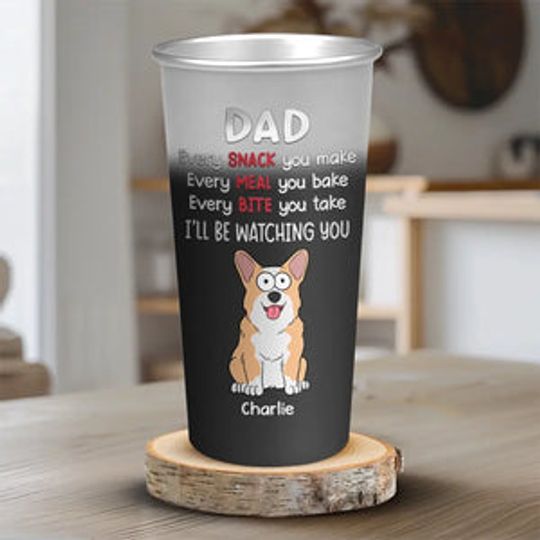 You Know That I Love Snacks - Dog Personalized Custom Aluminum Changing Color Cup
