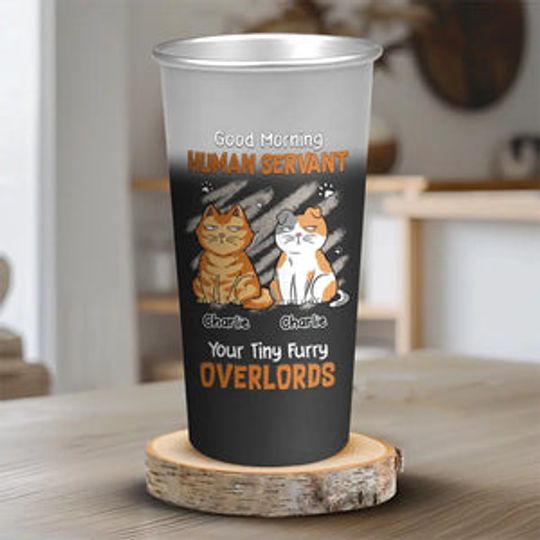 Discover Thank You For Your Daily Snacks - Cat Personalized Custom Aluminum Changing Color Cup - Gift For Pet Owners, Pet Lovers