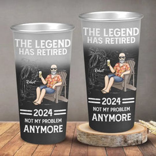 Discover Retirement Means It Is Time For An Adventure - Personalized Custom Aluminum Changing Color Cup - Appreciation, Retirement Gift For Coworkers, Work Friends, Colleagues