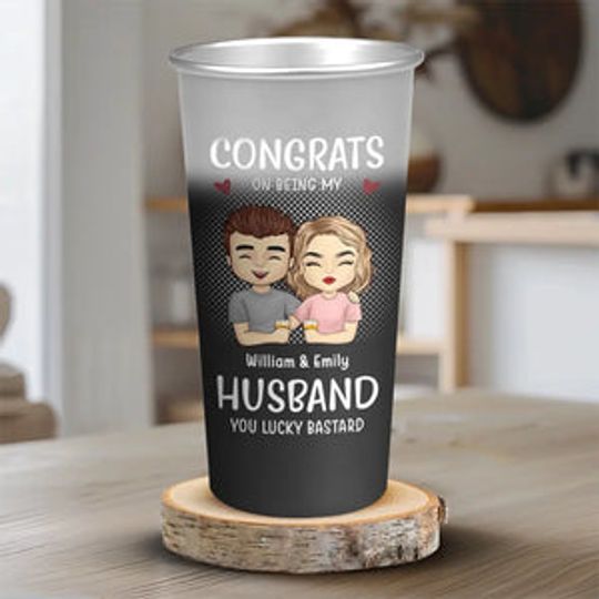 Drink Together, Stay Forever - Couple Personalized Custom Aluminum Changing Color Cup
