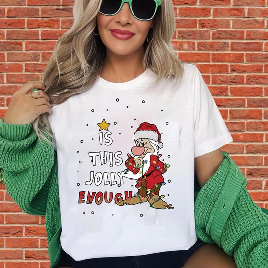 Discover Grumpy Dwarf Disney Is This Jolly Tshirt | Unisex Adult Tee | Hoodie Sweatshirt | Premium DTF Print | Kids Option | O112