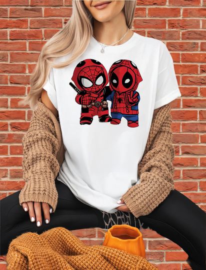 Discover Marvel Spider-man And Deadpool T-Shirt