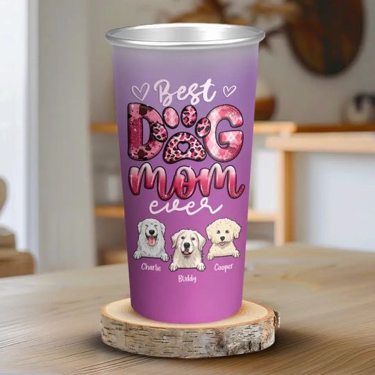Discover My Little Dog, A Heartbeat At My Feet - Dog Personalized Custom Aluminum Changing Color Cup