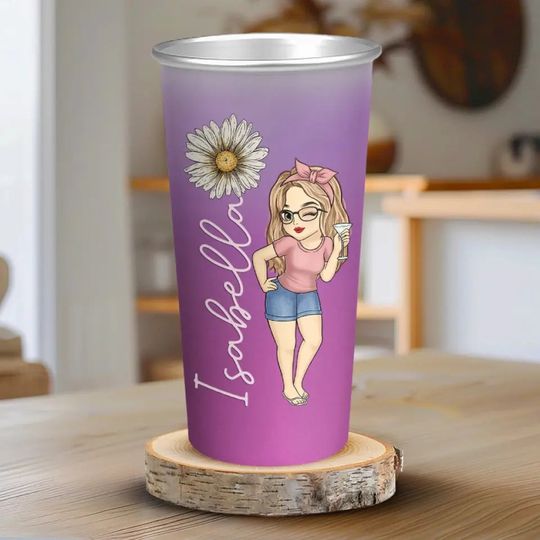 You Were Born To Stand Out, Stop Trying To Fit In - Bestie Personalized Custom Aluminum Changing Color Cup