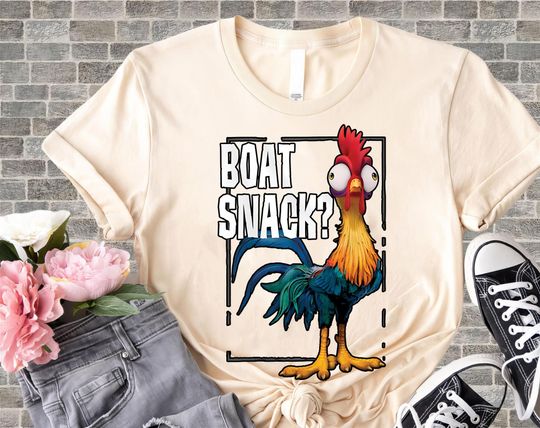 Discover Disney Moana Hei Hei Boat Snack T-Shirt