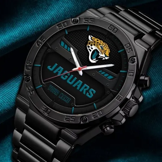 Discover Personalized Jacksonville Football Jaguarss Team Gentleman Stainless Steel Watch