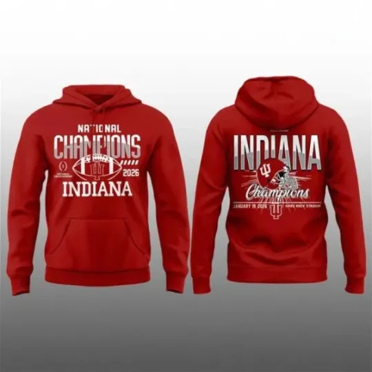 Discover Hoosiers National Champions 2026 Hoodie