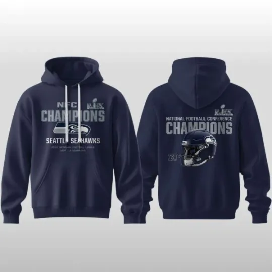 2026  Seahawks  Champions Super Bowl Hoodie