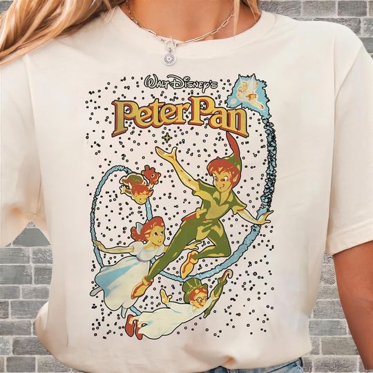 Discover Peter Pan Darling Flight Vintage T-Shirt
