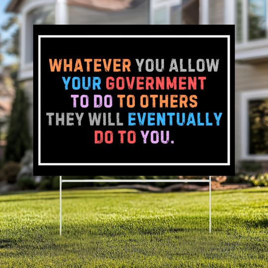 Discover Abolish ICE Yard Sign, Keep the Immigrants, Deport the Racists Lawn Sign, Anti-Trump, Resist Fascism Yard Sign with Metal H-Stake