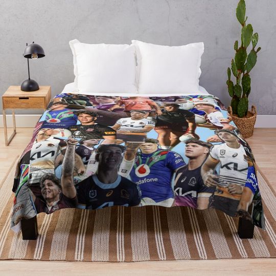 Discover reece walsh nrl hot collage photos  Throw Blanket