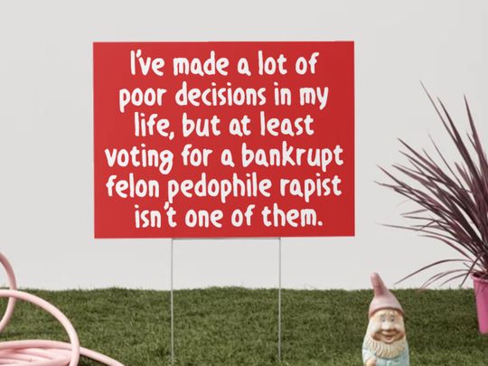 Discover Anti-Trump Anti-Fascism Yard Protest Sign: Durable, Weatherproof