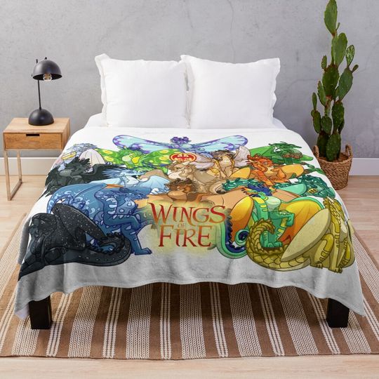 Wings of Fire Throw Blanket