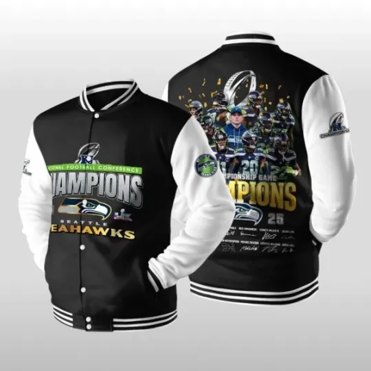 Seahawkss National Football Conference Champions Game Jacket