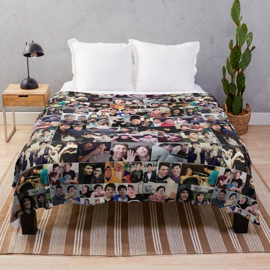 Discover Dan and Phil!  Throw Blanket