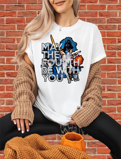May The Fourth Be With You Vintage T-Shirt
