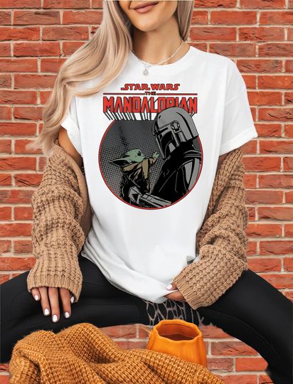 Discover The Mandalorian Mando and the Child T-Shirt