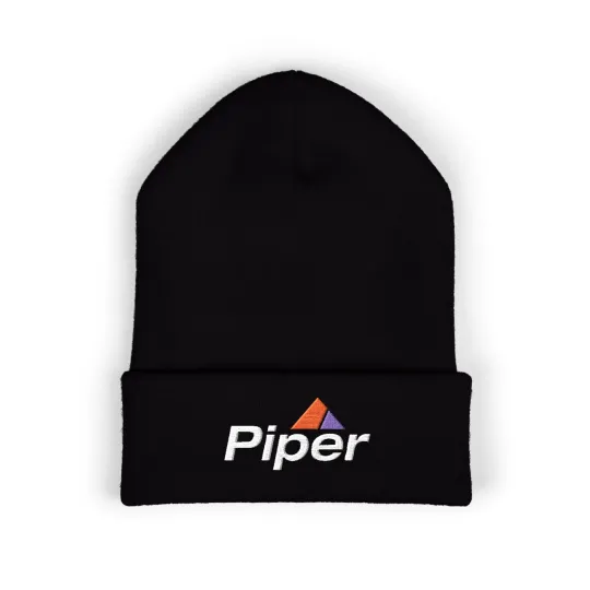 Piper Aircraft Aeroplane Company Printed Knit Beanie Hat for Adults
