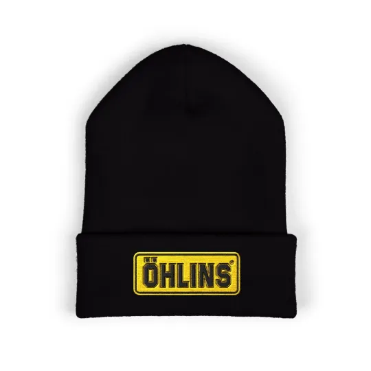 Ohlins Car Racing Knit Beanie Hat for Adults