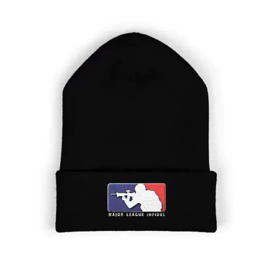 Discover MLI Major League Infidel Adult Winter Black Classic Beanie Hat