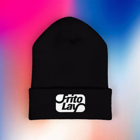 Discover Frito Lay Old Adult Winter Black Knit Beanie