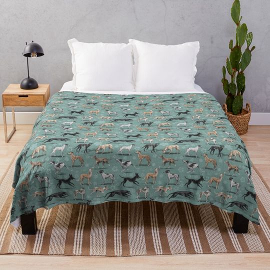 Discover The Greyhound Throw Blanket