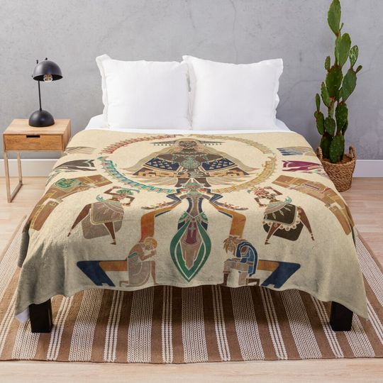 Discover The first king of Hyrule Throw Blanket
