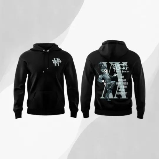 Discover My Chemical The Black Parade 2026 Tour Hoodie