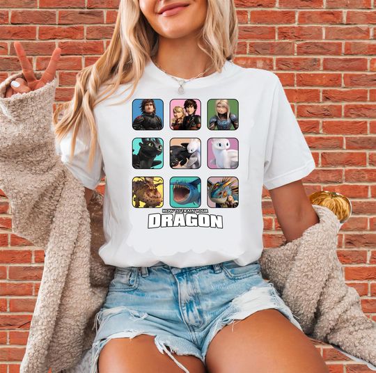 Discover How To Train Your Dragon Characters Toothless Tshirt | Unisex Adult Tee | Hoodie Sweatshirt | Premium DTF Print | Kids Option | O223