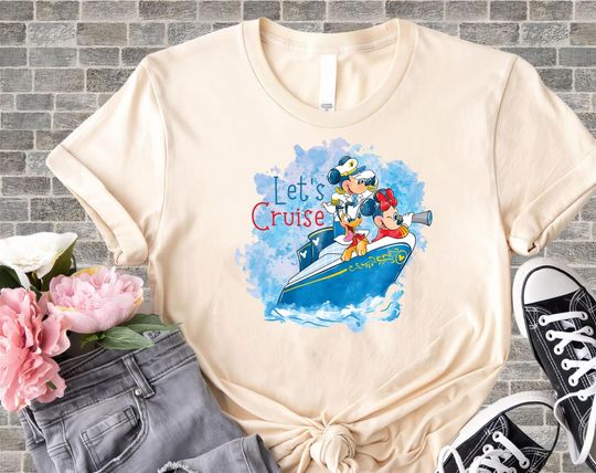 Discover Disney Let's Cruise Ship Cruise Tshirt | Unisex Adult Tee | Hoodie Sweatshirt | Premium DTF Print | Kids Option | O246