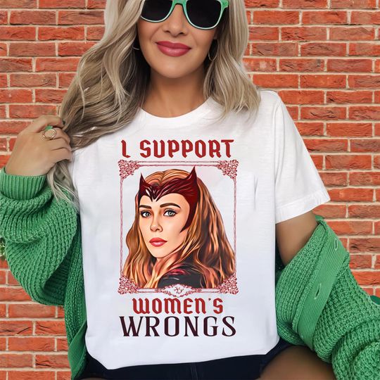 I Support Women's Scarlet Witch T-Shirt