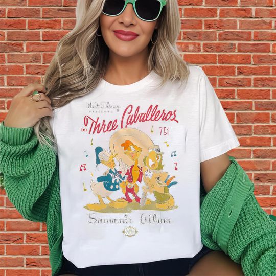 Discover Disney The Three Caballeros Classic Donald Duck T-Shirt