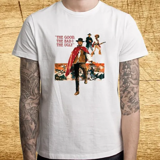 Discover The Good The Bad and The Ugly Retro Movie Men's T-Shirt